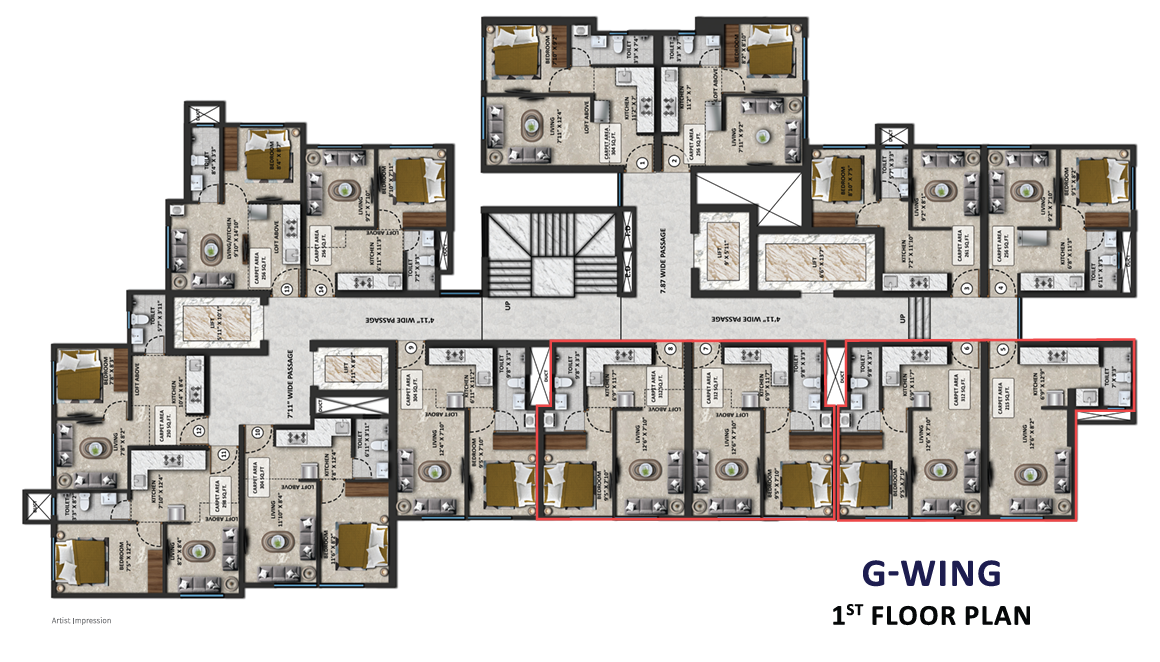 Shapoorji One Hills Floor Plan